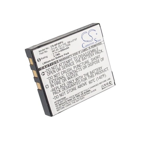 Bsc Preferred Technika SH-Z735 Camera Replacement Battery CS-NP40FU.19